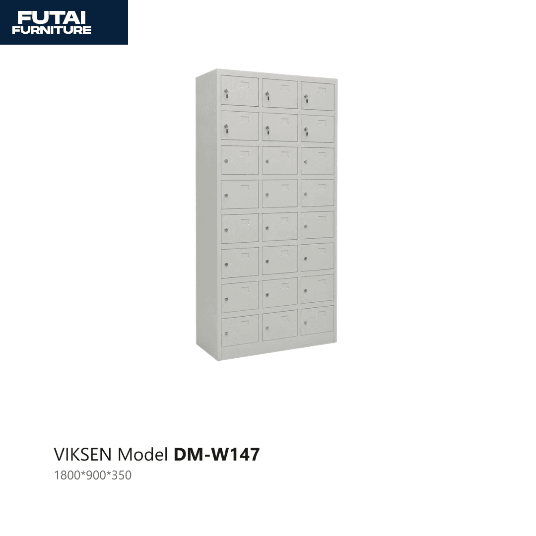 ตู้เก็บอะไหล่เหล็ก รุ่น DM-W147 สีเทา หลายลิ้นชักเล็ก