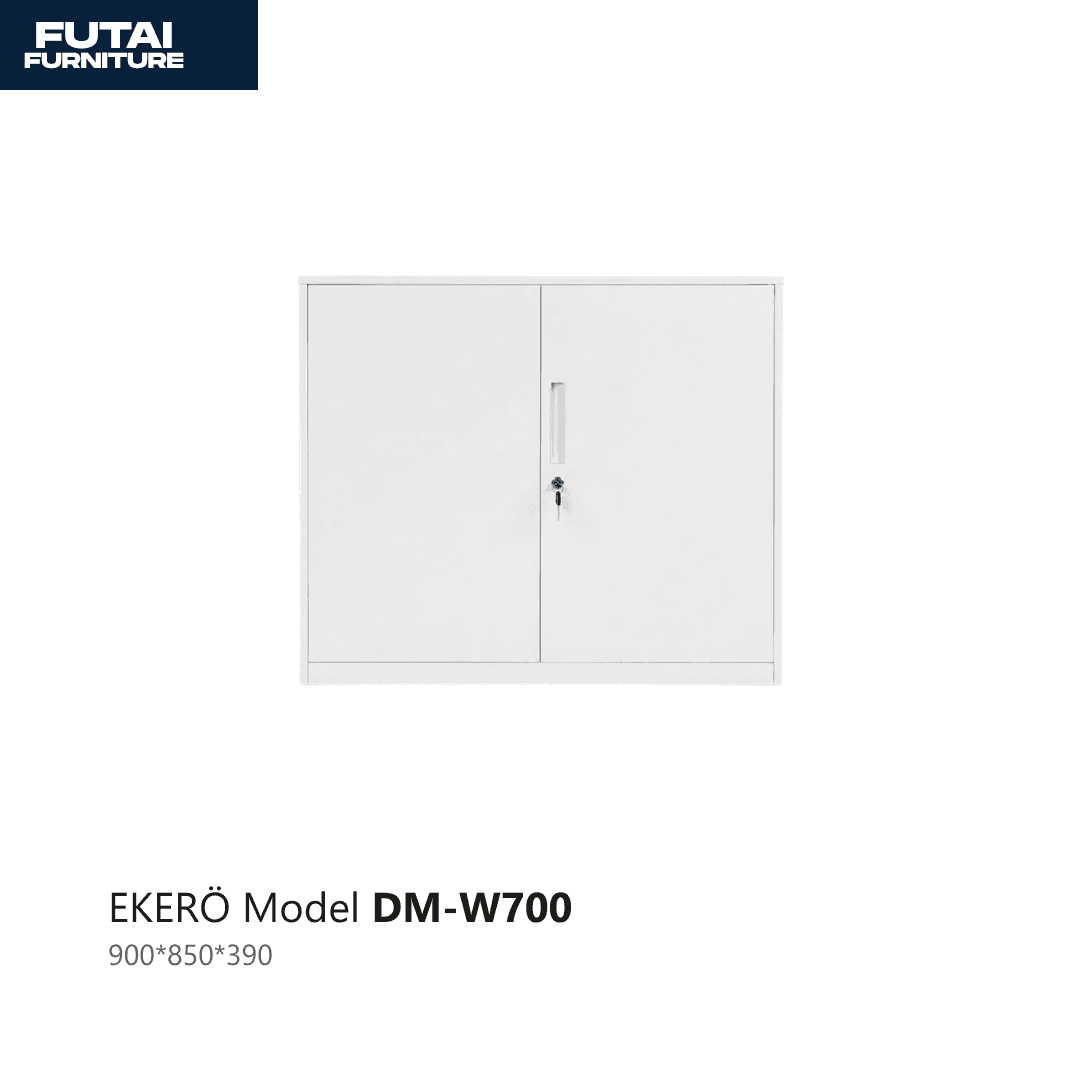 ตู้เหล็ก 2 บาน รุ่น DM-W700 สีขาว ขนาดกะทัดรัด